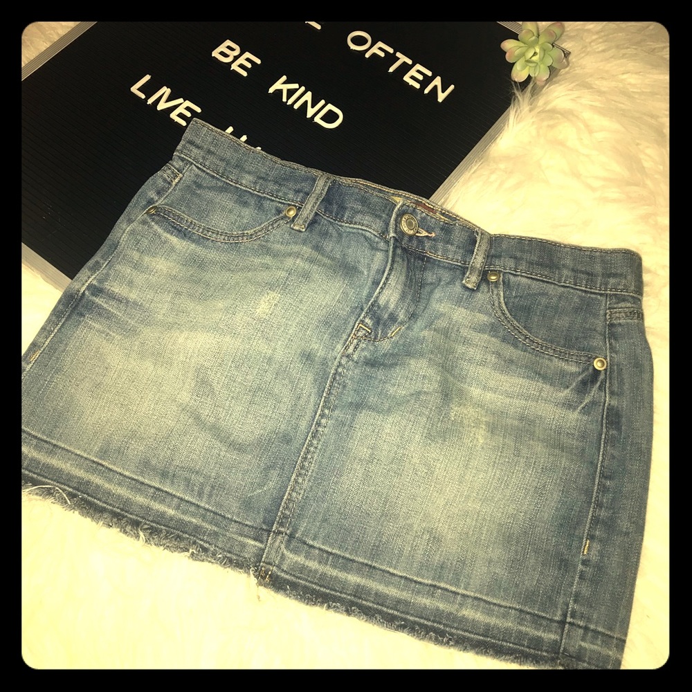 Jean skirt old navy